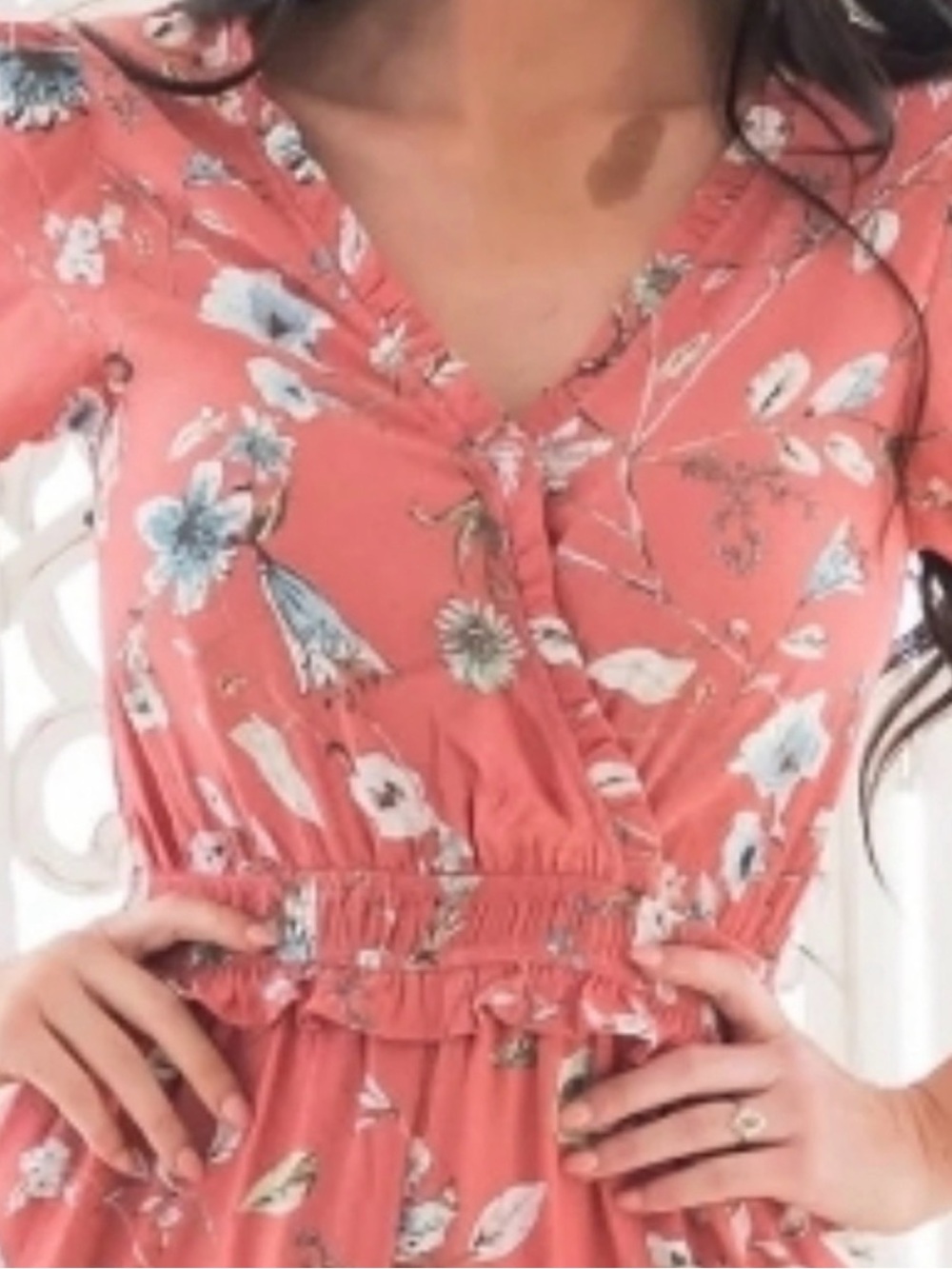 Skies Are Blue Peony Jumpsuit